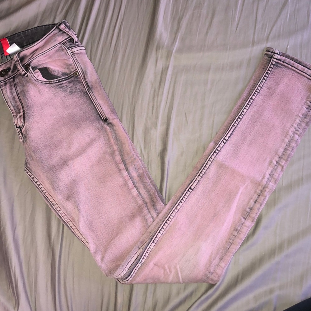 Purple acid wash jeans 🍇